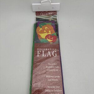 NEW CREATIVE ENTERPRISES DECORATIVE FLAG PUMPKIN PATCH PALS 28" x 44" 01684 GR67